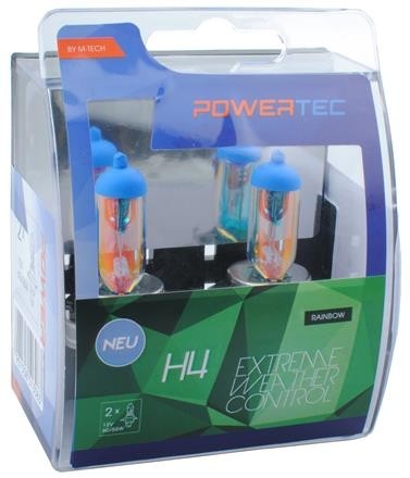 Mtech Powertec Extreme Weather Control H4 bulbs 12V DUO