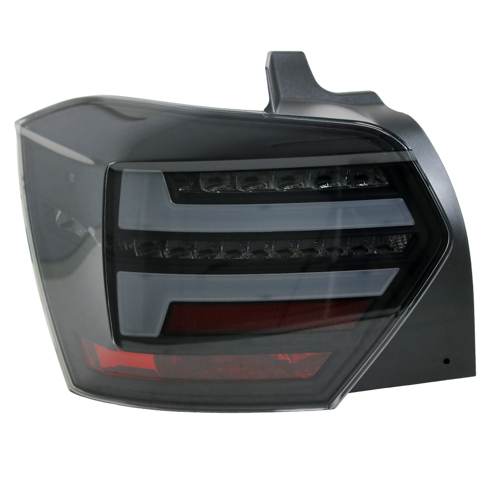 Lightbar taillights for VW Polo 2G AW year 17-21 black/smoke