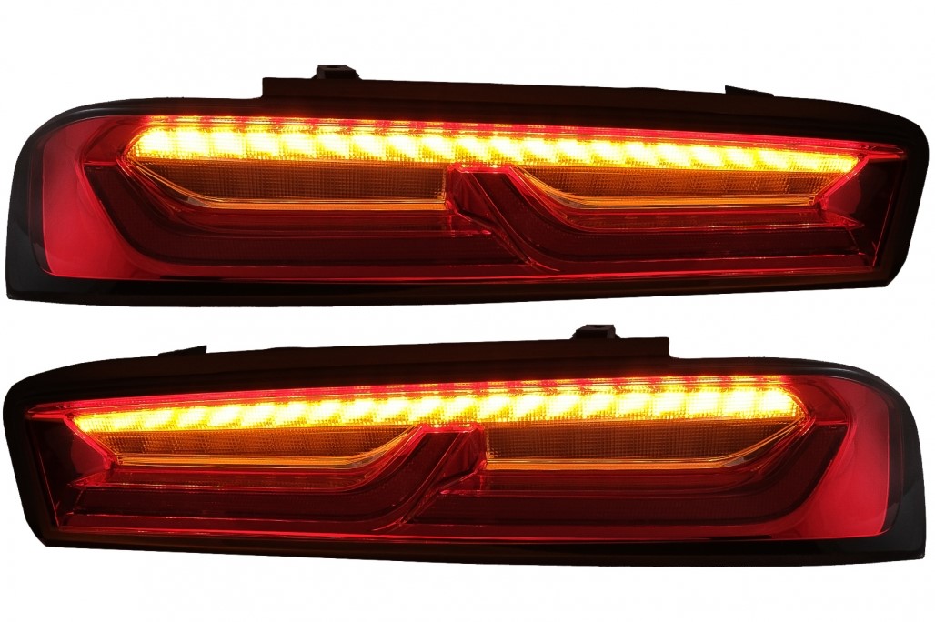 Taillights Chevrolet Camaro SS (2015-2017) LED Dynamic Turning Lights Smoke