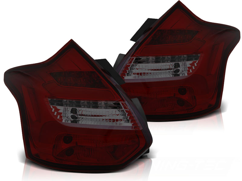 Ford Focus III 2011-2014 LED Dynamic Red/Smoke Tail Lights