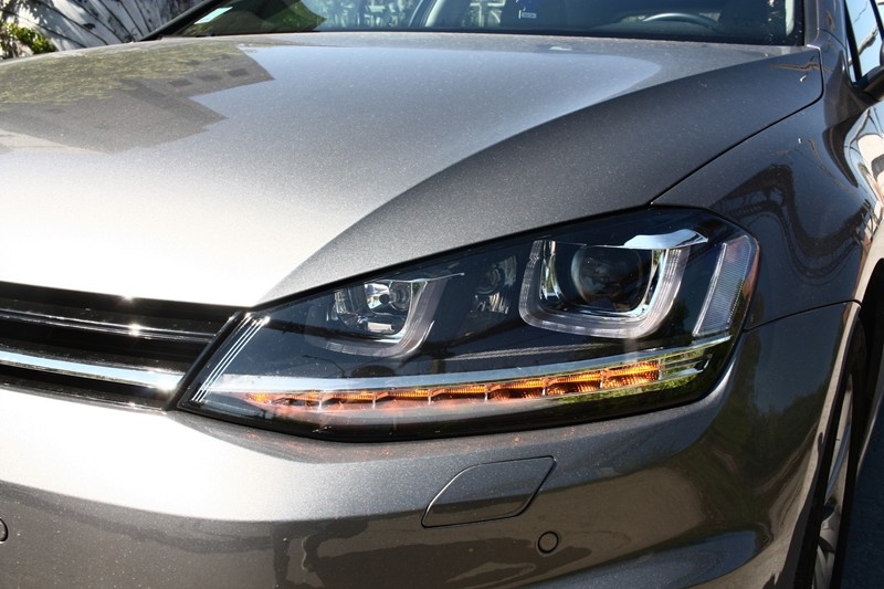 Headlights 3D LED DRL Volkswagen Golf 7 VII (2012-2017) Silver R-Line LED FLOWING Dynamic Sequential Turning Lights