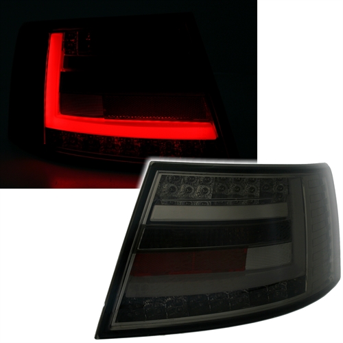 Taillights Audi A6 4F Sedan Tube LED Smoke