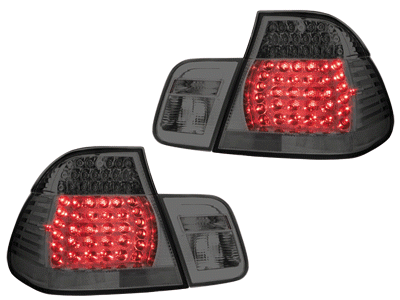 Taillights BMW E46 Sedan 01-05 LED facelift white