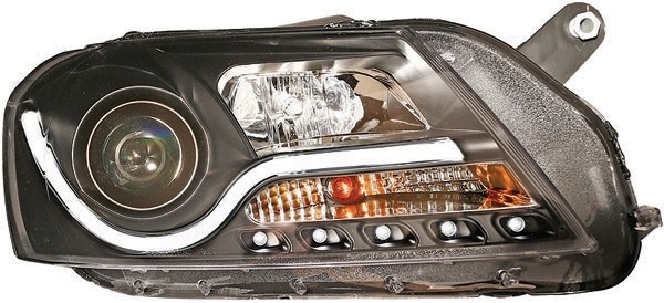  Headlight Passat 10->> clear/black