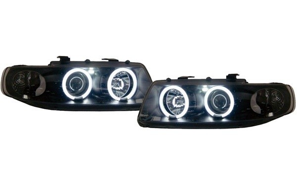 Headlights Seat Leon 1M Angel Eyes CCFL