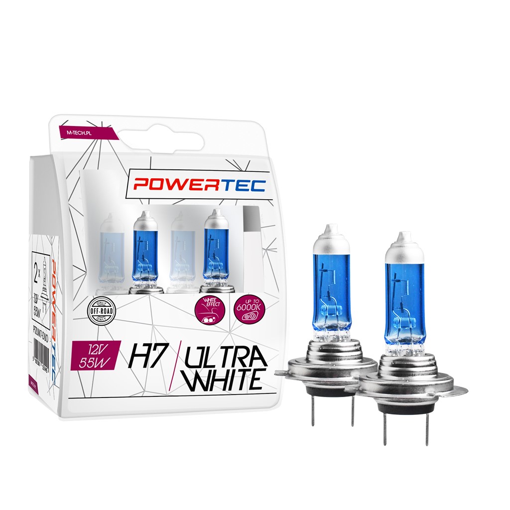 Mtech Powertec XenonBlue H7 lampen 12V DUO