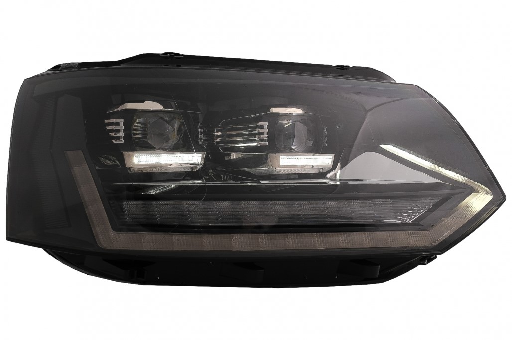 Headlights VW T5 09-.. Devil Eyes Dlite LED black