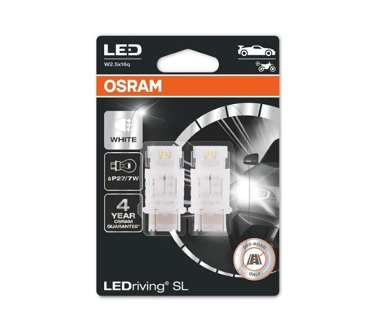 Osram Lamp LED P27/7W Fitting Wit  LEDriving W2,5x16q