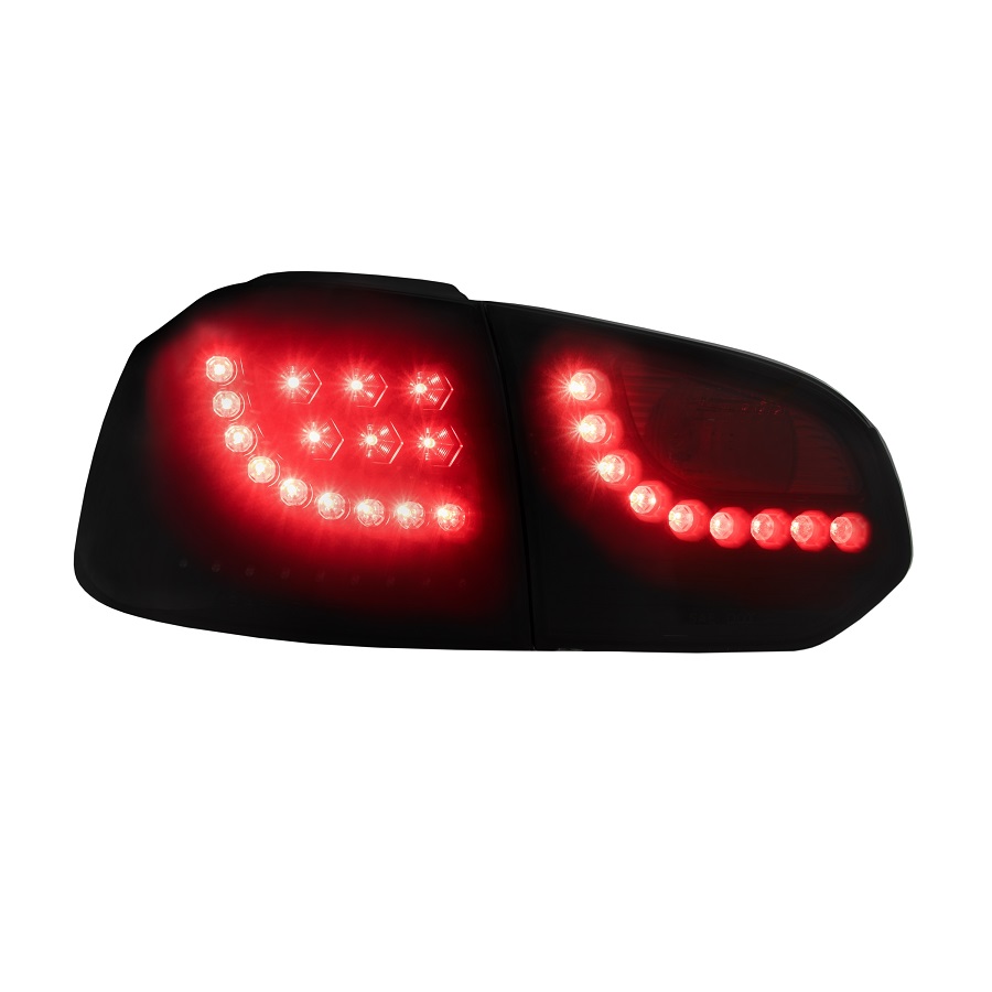 VW Golf VI (10/08-) Dynamic LED Tail Lights – Black