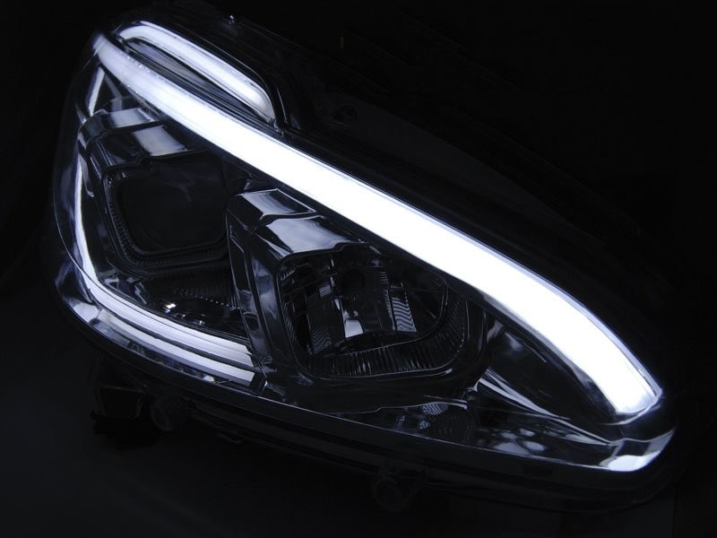 Headlights Peugeot 208 12-15 Tube Chrome
