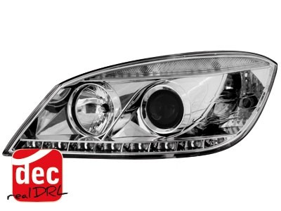 Headlights Mercedes C-Klasse W204 07-12 chome