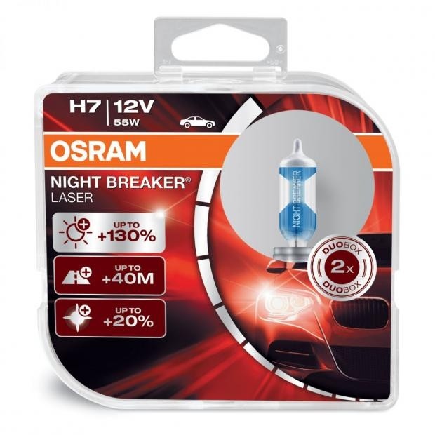 Osram Night Breaker Laser H7 2pcs