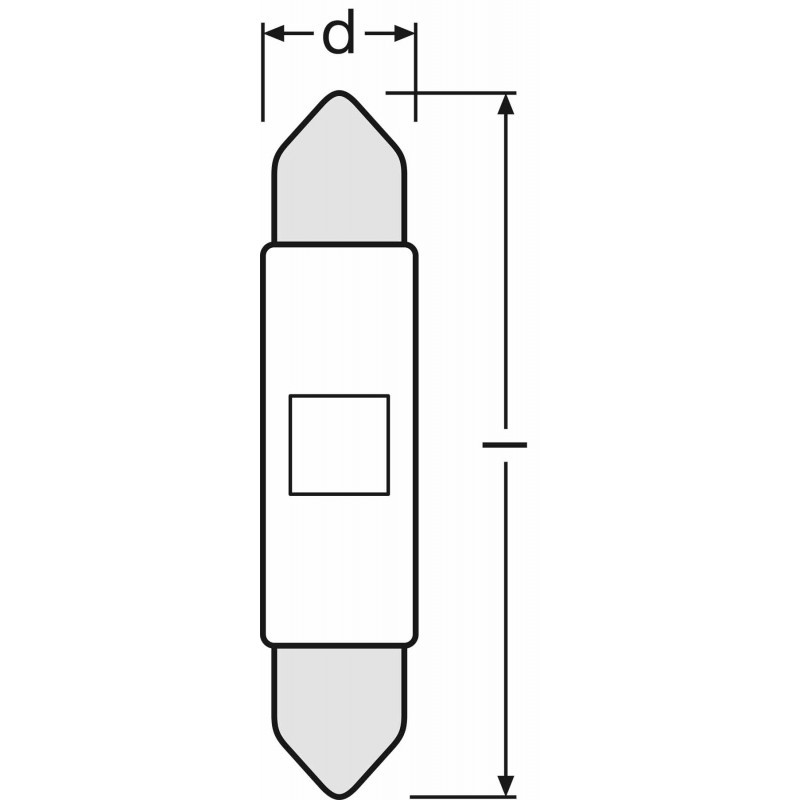 Osram SV8,5-8 41mm LED Cool White 6000K STANDARD
