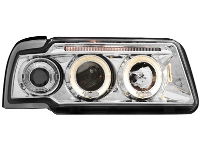 Audi 80 Headlights Whiteh Angel Eyes Rings