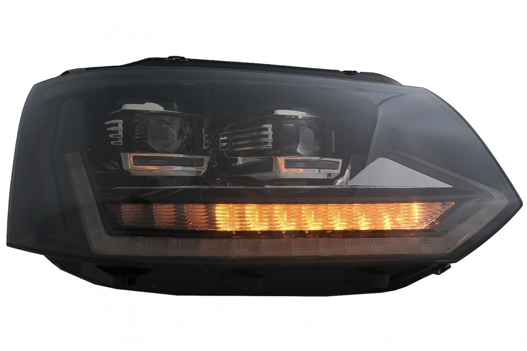 Headlights VW T5 09-.. Devil Eyes Dlite LED black