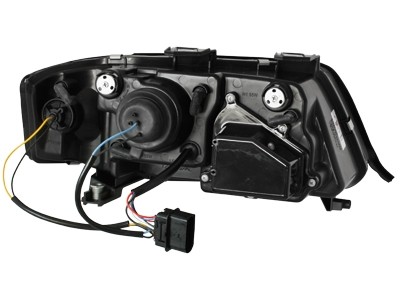 Headlights Audi A6 98-02 Devil Eyes Dayline Black