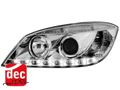 Headlights Mercedes C-Klasse W204 07-12 chome