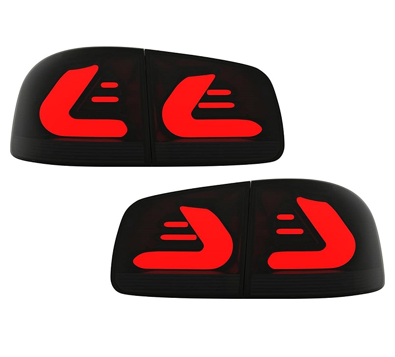 Taillights VW Touareg 02-10 Car DNA LED black/smoke