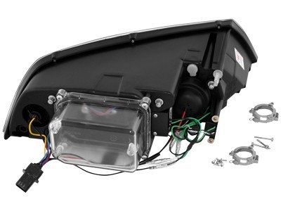 Headlights Skoda Octavia 05-09 Dayline Devil Eyes Black