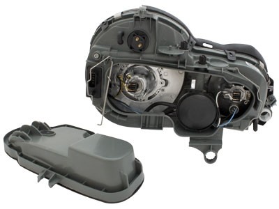 Headlights Mercedes E-Class W210 95-98 Chrome