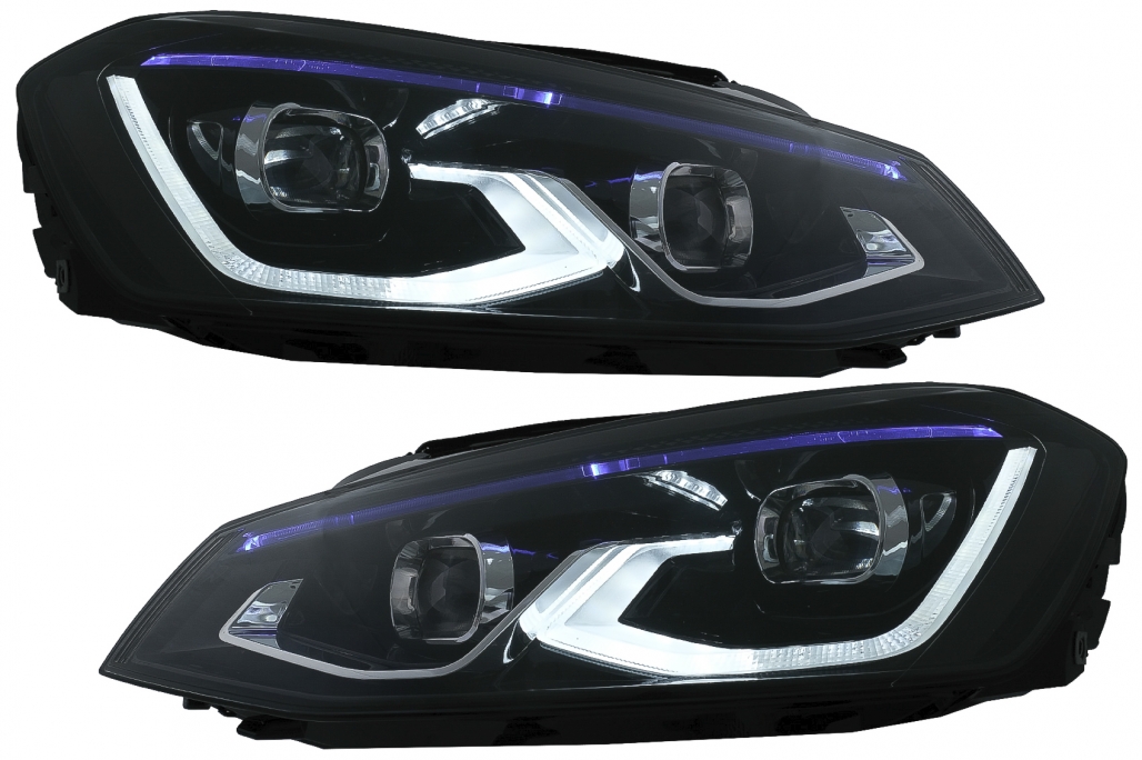 Headlights VW Golf 7 VII (2012-2017) upgrade to Golf 8 Design Full LED