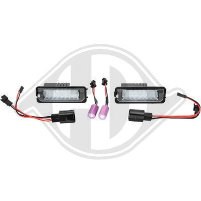 Licenceplate lightning Golf VI 08->> LED