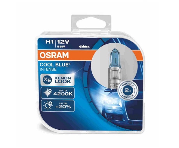 Osram Cool Blue Intense H1 12V 55W 2pcs/box Xenon Look