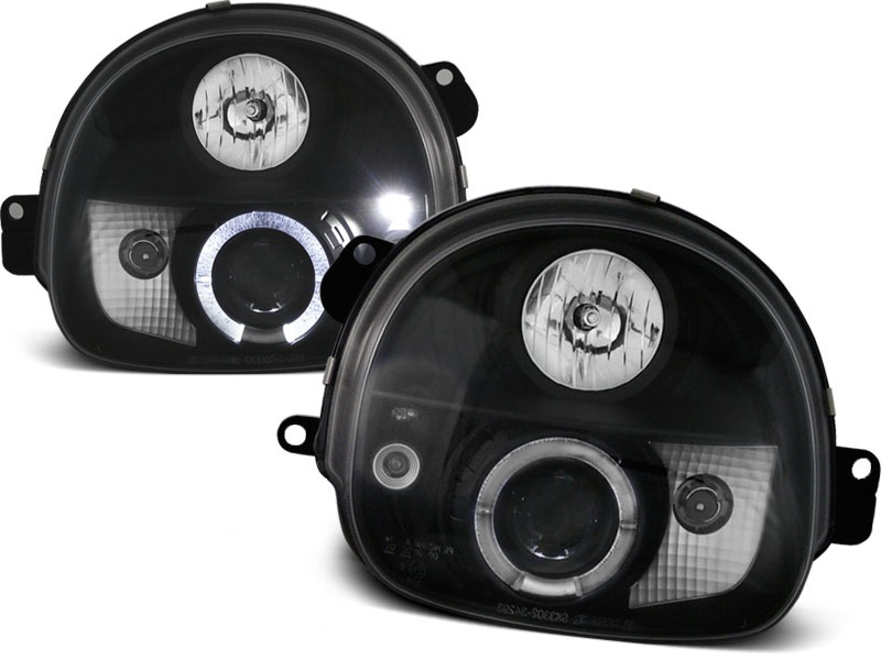 Headlights Renault Twingo 92-99 Angel eye Black