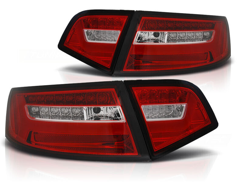 Taillights Audi A6 4F2 sedan '08-'11 LED red/wit