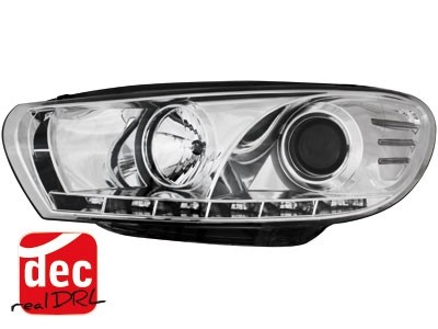 Headlights VW Scirocco lll 08- Devil Eyes Dlite Chrome