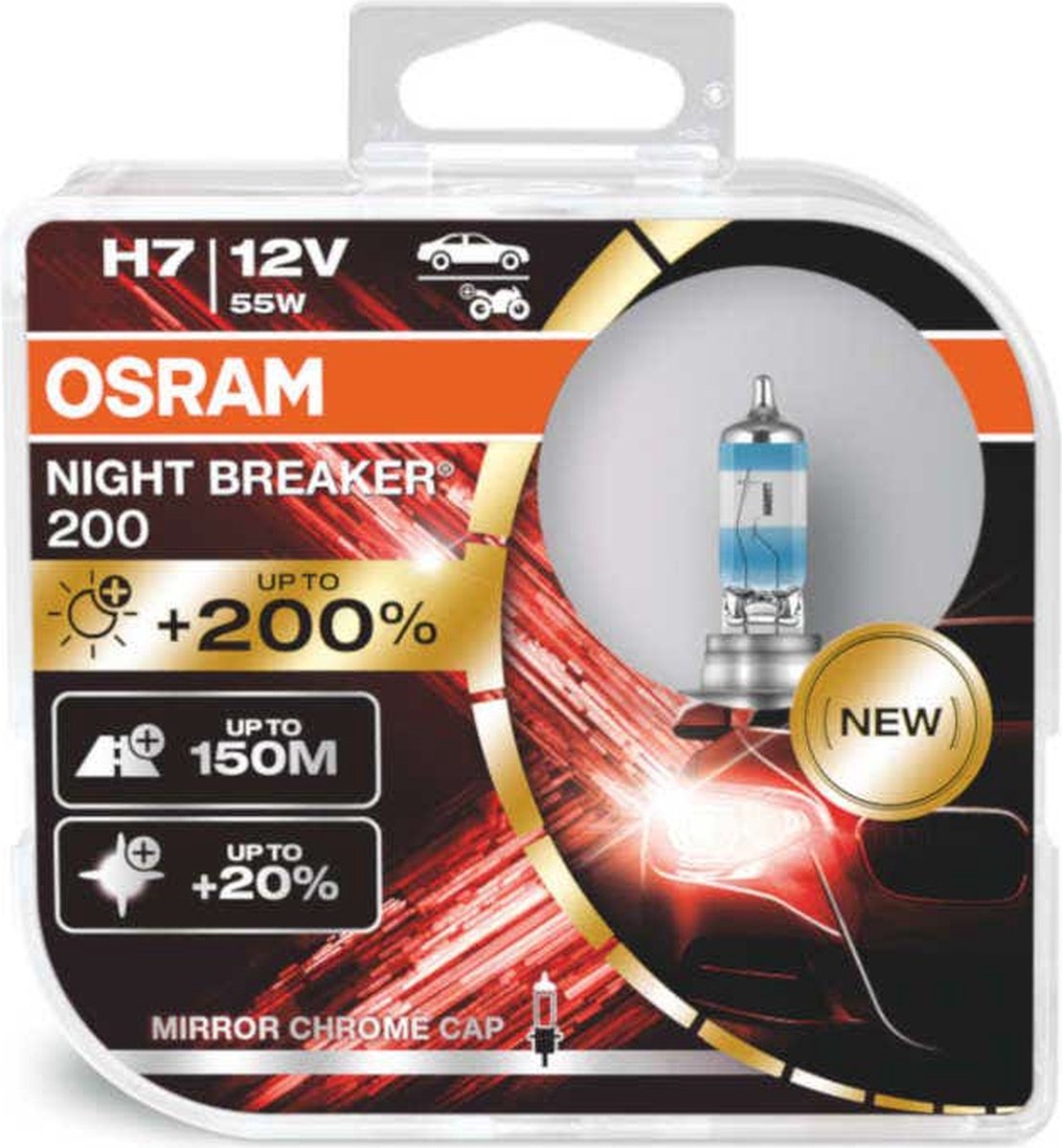 Osram Night Breaker Laser H7 2pcs