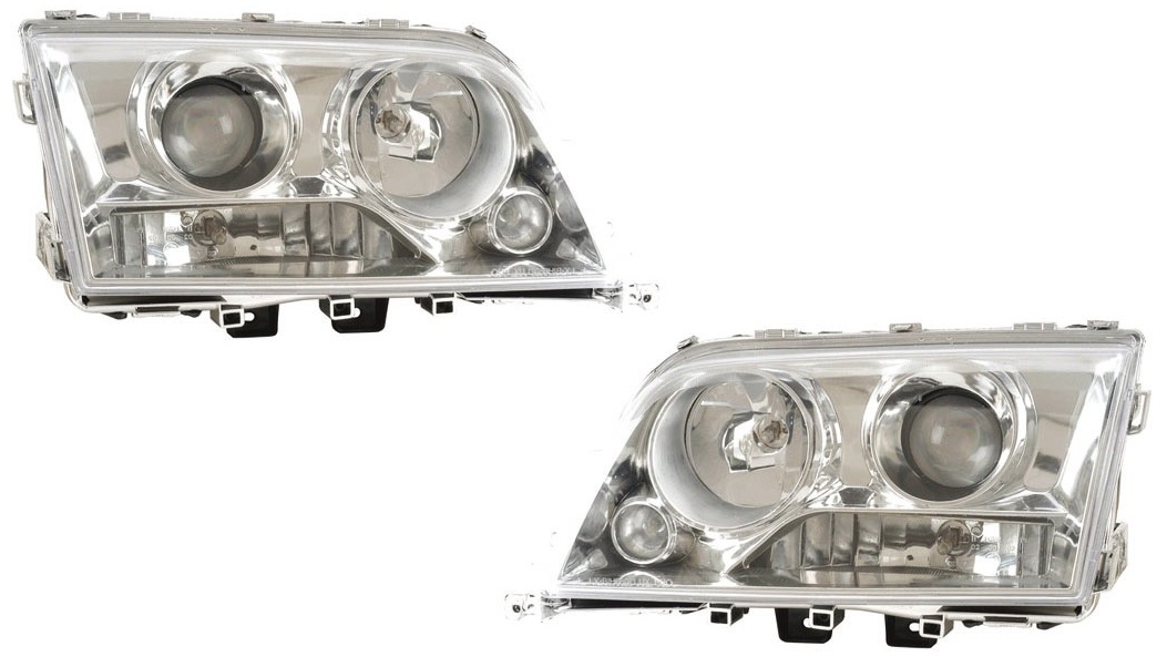 Headlights Mercedes W202 Chrome 93-00
