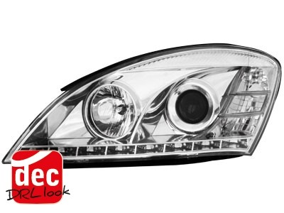 Headlights Kia Ceed 06-09 Devil Eyes Dayline