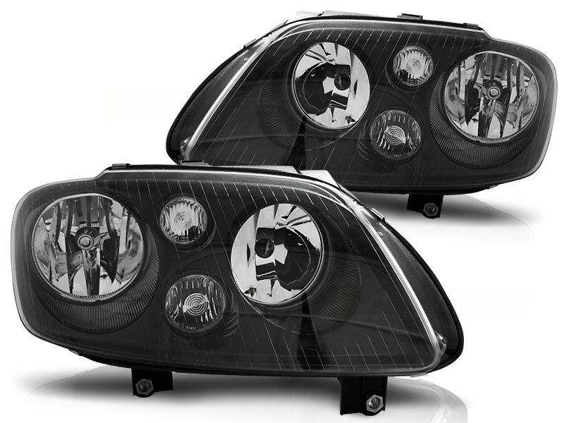 Headlights Volkswagen Touran 04-06 / Caddy 04-10 Black