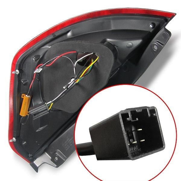 Taillights Ford Fiesta JA8 08-10 Lightbar/ LED Smoke