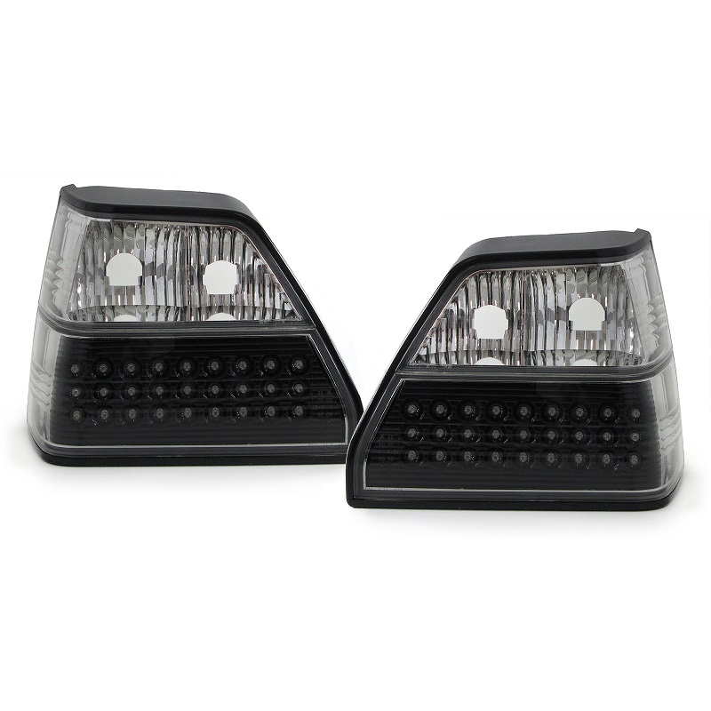 Taillights VW Golf II LED Red/White clear