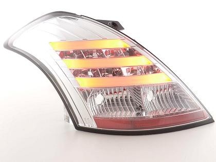 Taillights Suzuki Swift with Lightbar and LED 11- chome