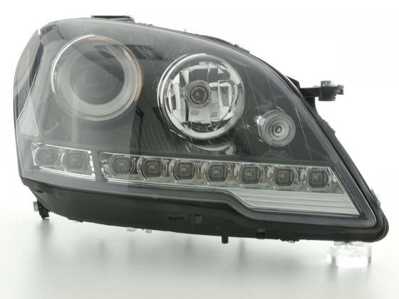 Headlights Mercedes M-class devil eyes dayline black