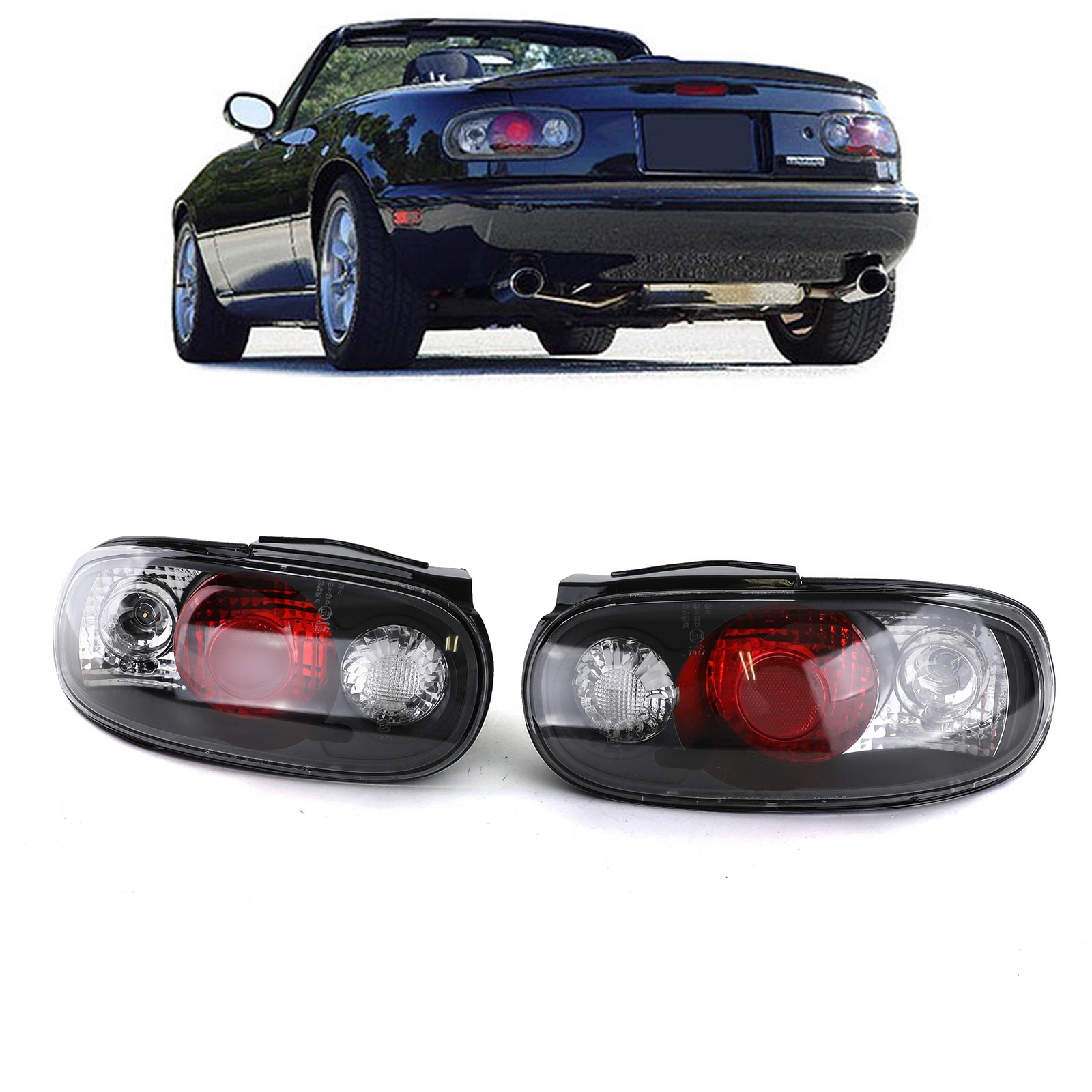 Taillights Mazda MX5/Miata lexus Chrome