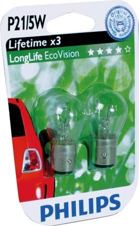 P21/5W LONGLIFE ECOVISION - PHILIPS 12499LLECOB2