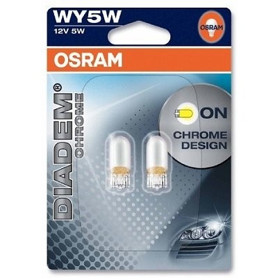 Osram T10 W5W Diadem chroom oranje