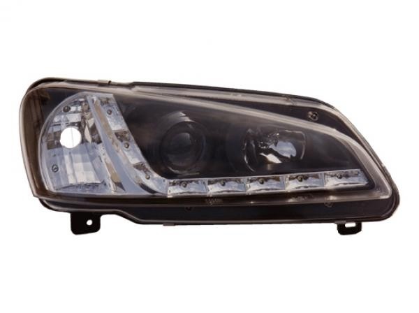 Headlights Peugeot 106 96-.. LED Devil Eyes Dayline black