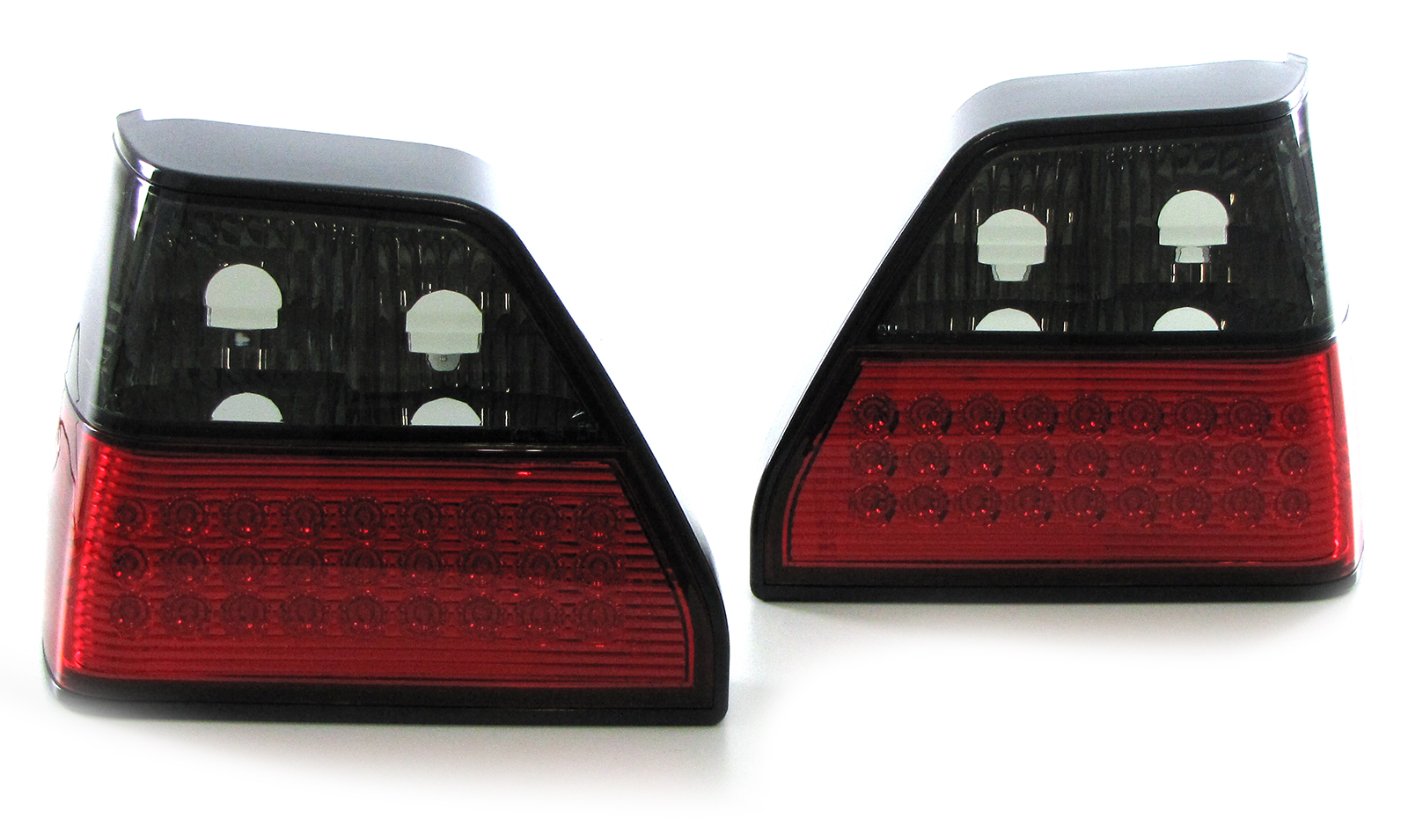 Taillights VW Golf II LED Red/White clear