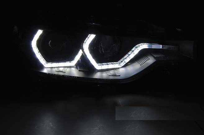 Headlights BMW 3-Serie F30/F31 LCI black