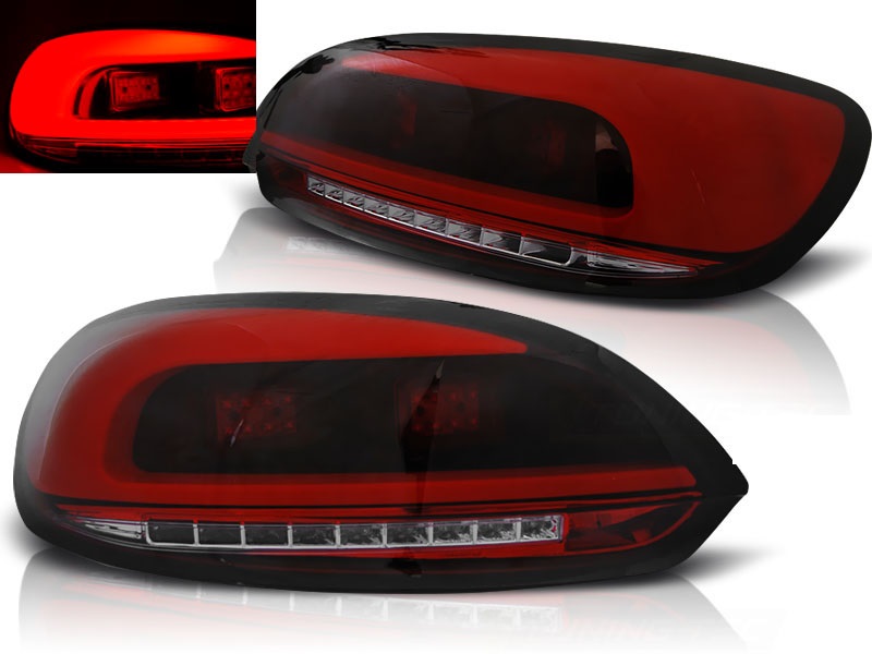 Taillights VW Scirocco 08- LED red/smoke