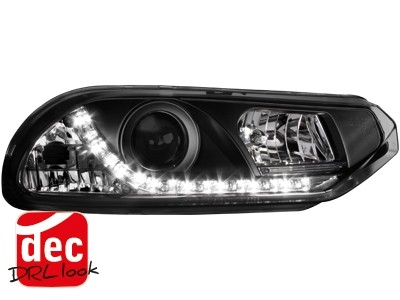 Headlights Alfa Romeo 156 LED Devil Eyes Dayline Black