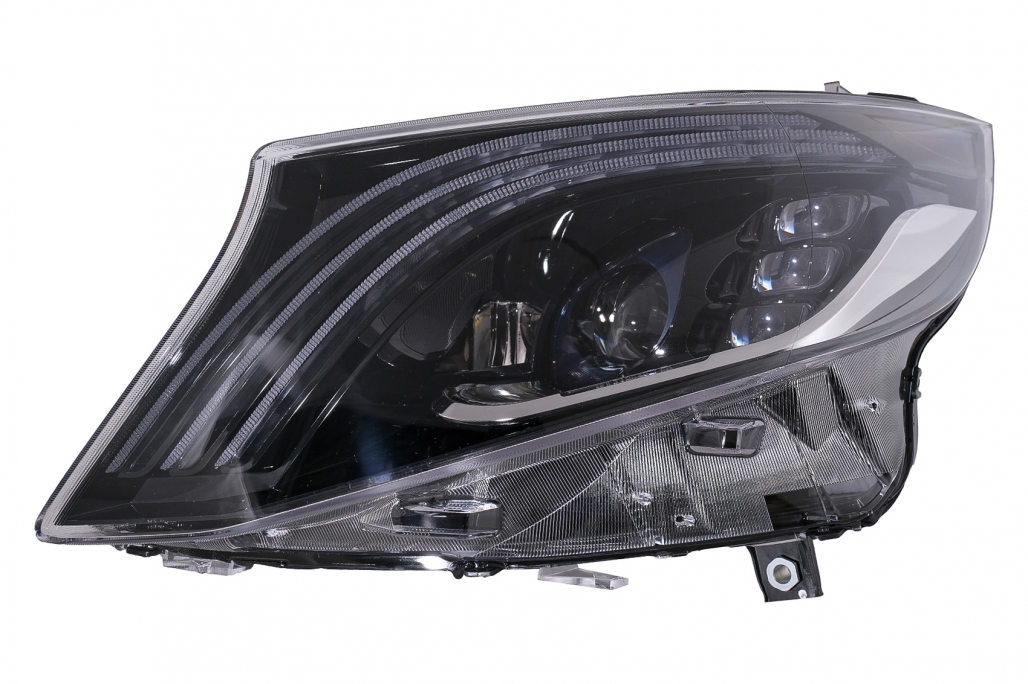 Full LED Taillights Smoke suitable for Mercedes V-Class W447 (2014-2019) Single Rear Door with Dynamic Sequential Turning Lights