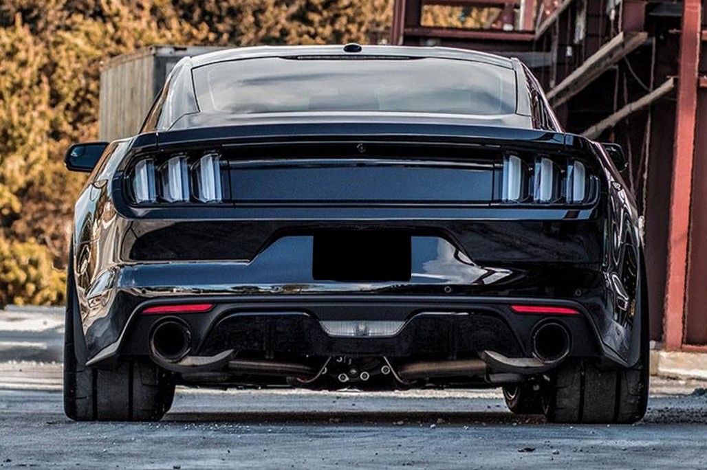 Full LED Taillights suitable for Ford Mustang VI S550 (2015-2019) Black with Dynamic Sequential Turning Lights