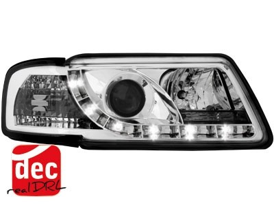 Headlights Audi A3 8L 09.96-08.00 Devil Eyes Dlite Chrome