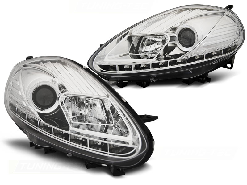 Headlights Dayline Fiat Punto Evo Bj. 09- chome